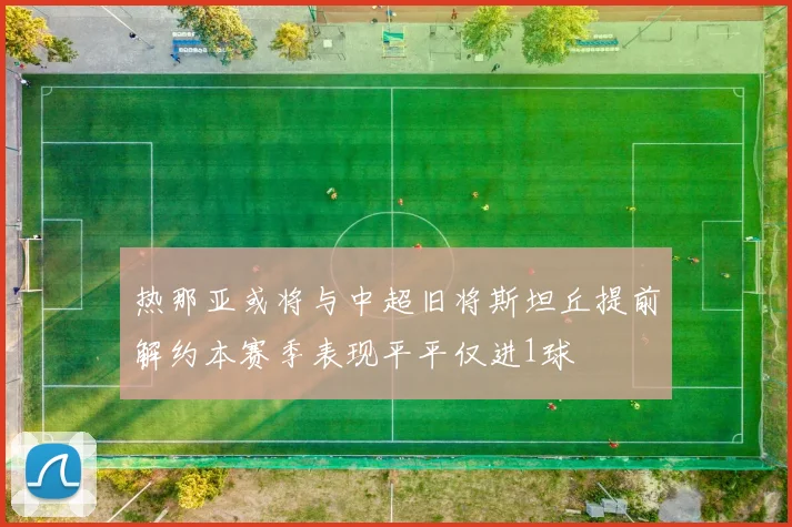热那亚或将与中超旧将斯坦丘提前解约本赛季表现平平仅进1球